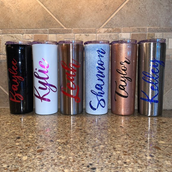 Personalized SKINNY TUMBLERS custom made to order - Picture 12 of 13